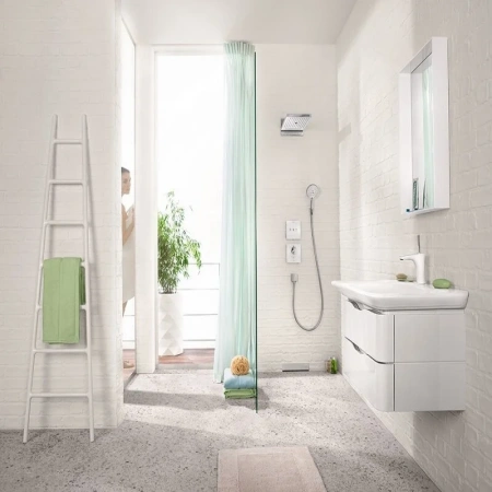 Фото смеситель для ванны hansgrohe shower select 15764700