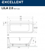 Фото акриловая ванна excellent lila 2.0 160x73 см l