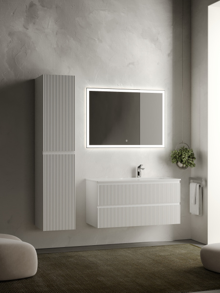 Фото тумба под раковину sancos snob r 100 см, цвет: bianco  snr100rw