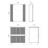Фото тумба с раковиной comforty лима 70 см 00-00019211