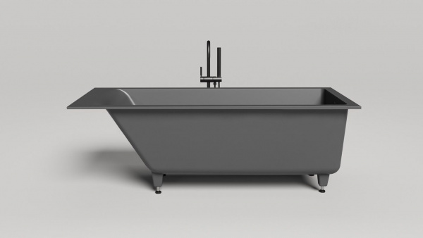 Фото ванна из искусственного камня salini cascata kit 180x80 см 104513g глянцевая