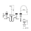 Фото смеситель для раковины gattoni md md100/23c0