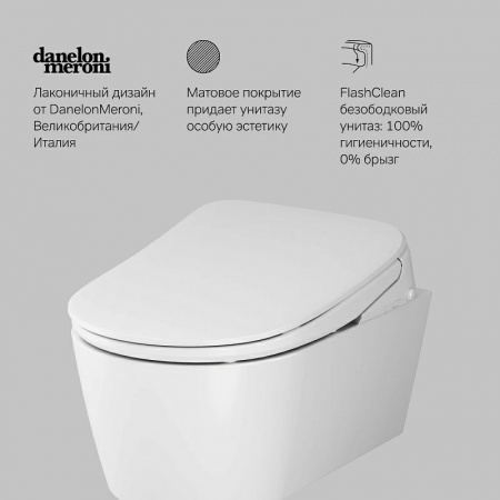 Фото унитаз подвесной am.pm func c8f1702sc