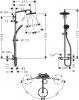 Фото душевая стойка hansgrohe raindance select s 240 showerpipe 27115000