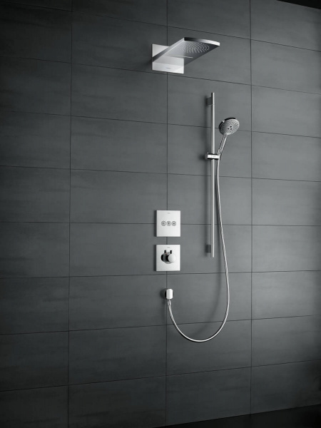 Фото верхний душ hansgrohe raindance rainfall 180 air 2jet 28433000