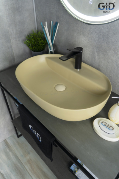 Фото раковина накладная gid sr1346 61 см