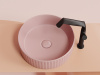 Фото раковина накладная ceramicanova element 36 см, цвет: розовый cn6057mp