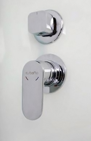 Фото душевая кабина esbano led es-l90ckr 90x90 см