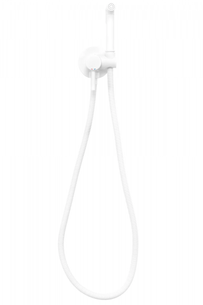Фото встраиваемый смеситель с гигиеническим душем rea loop white rea-b0255