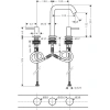 Фото смеситель для раковины hansgrohe tecturis s 73330000