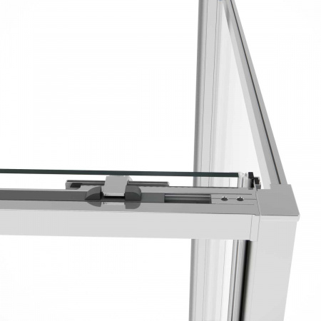 Фото душевое ограждение vincea slim soft 100x100 см  vsr-1ss1010cl
