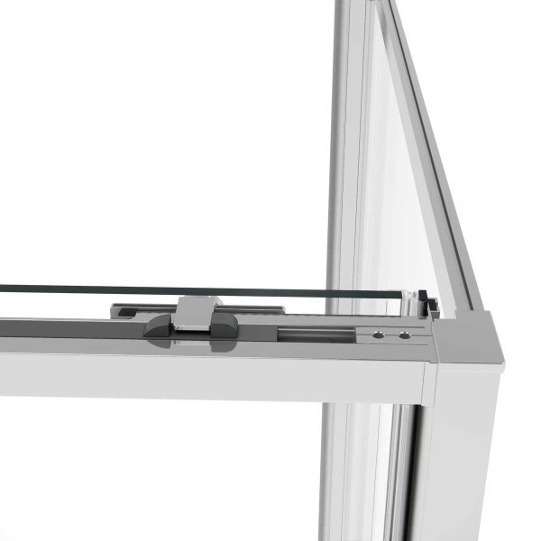 Фото душевое ограждение vincea slim soft 100x100 см  vsr-1ss1010cl