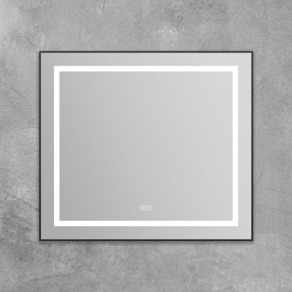 Фото зеркало с подсветкой belbagno kraft 88.5 см spc-kraft-885-785-tch-warm-nero