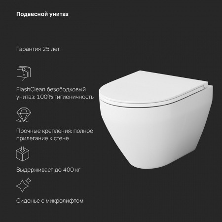 Фото унитаз с инсталляцией am.pm spirit v2.0 is47031.701700