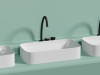 Фото раковина накладная ceramicanova element 70.5 см, цвет: белый cn6054mw