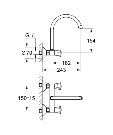 Фото смеситель для кухни grohe costa l 31191001