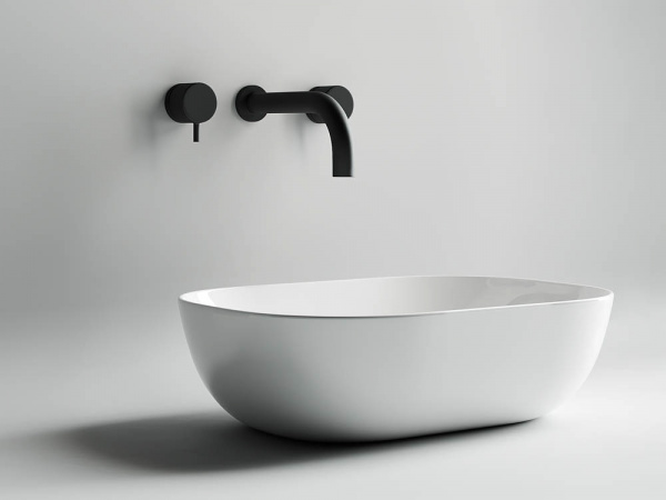Фото раковина накладная ceramicanova element 45.5 см, цвет: белый cn6009