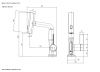 Фото смеситель для раковины black&white sd3027gm