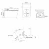 Фото унитаз с инсталляцией abber rechteck ac1215s-ac0101p2