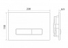 Фото клавиша смыва belbagno genova bb022-gv-oro