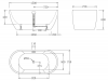 Фото акриловая ванна belbagno 150x75 см bb70-1500-w0