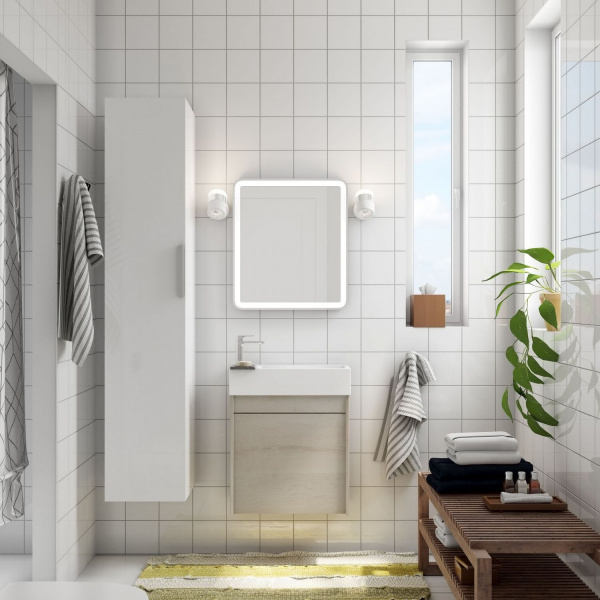 Фото тумба под раковину art&max family 50 см family-500-1d-so-pb