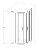 Фото душевое ограждение royal bath hkd rb100hkd-c 100x100 см