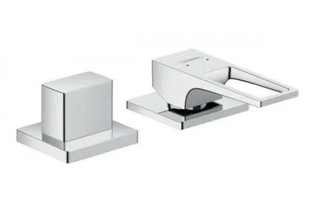 Фото смеситель на борт ванны hansgrohe metropol 74548000