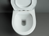 Фото унитаз подвесной, безободковый ceramicanova peal cn8001
