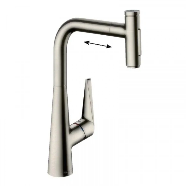 Фото смеситель для кухонной мойки hansgrohe talis select 73867800