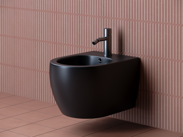 Фото биде подвесное ceramicanova play 49см cn3002mb