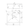 Фото кухонная мойка raglo цвет: сатин золотой r701.6050.03