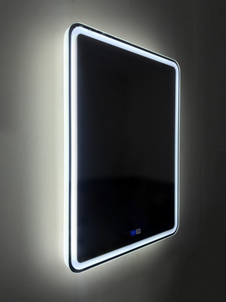 Фото зеркало с подсветкой belbagno marino 60 см spc-mar-600-800-led-tch-phone