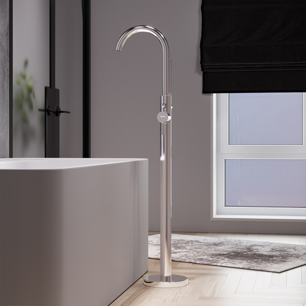 Фото смеситель для ванны damixa scandinavian pure 365000000