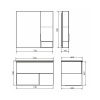 Фото тумба с раковиной comforty франкфурт 75 см 00-00000889