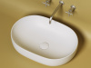 Фото раковина накладная ceramicanova element 60 см, цвет: белый cn6047mw