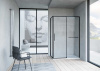 Фото душевое ограждение vincea slim soft 80x100 см  vsr-1ss8010clb