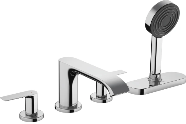 Фото смеситель на борт ванны hansgrohe vivenis 75444000