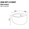Фото биде подвесное aet dot 2.0 53 см s556t1r1v1100