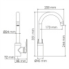 Фото смеситель для кухни wasserkraft glan 6607