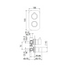 Фото встраиваемый смеситель для душа webert one-b nb880601015