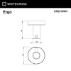 Фото крючок whitecross ergo er2210wh, цвет: белый