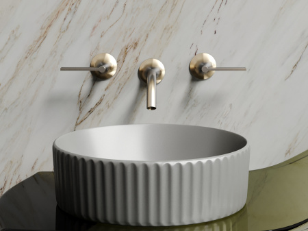 Фото раковина накладная ceramicanova element 36 см, цвет: антрацит cn6057mh