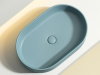 Фото раковина накладная ceramicanova element 60.8 см, цвет: зеленый cn6048mlg