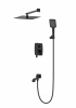 Душевая стойка Wonzon & Woghand Flex цвет: Черный WW-88939072-MB