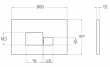 Фото клавиша смыва belbagno bb074nero