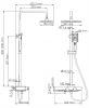 Фото душевая стойка wasserkraft thermo a11301