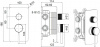 Фото встраиваемый смеситель для ванны allen brau priority 5.31a11-00