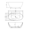 Фото акриловая ванна vincea 170x85 см vbt-404-1700