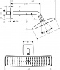 Фото верхний душ hansgrohe raindance e 360 air 1jet  27371000